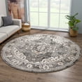 thumbnail image 1 of United Weavers Edinson Marlon Transitional Border Area Rug, Grey, 7'11" x 7'11", 1 of 5
