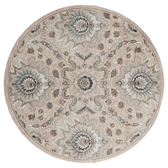 United Weavers Eldersburg Fredrickton Beige Transitional Plush Microfiber/Polyester Area Rug or Runner