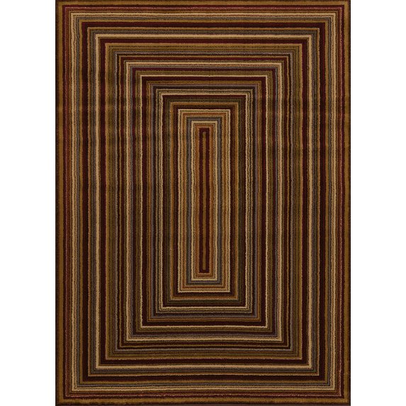 United Weavers Essence Geo Multi Woven Polypropylene Runner Rug, 1'10" x 7'2"