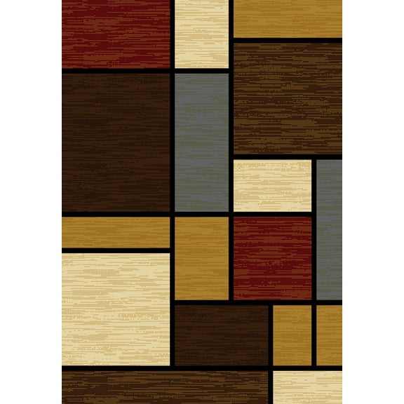 United Weavers Essence Joann Multi Woven Polypropylene Runner Rug, 1'10" x 7'2"