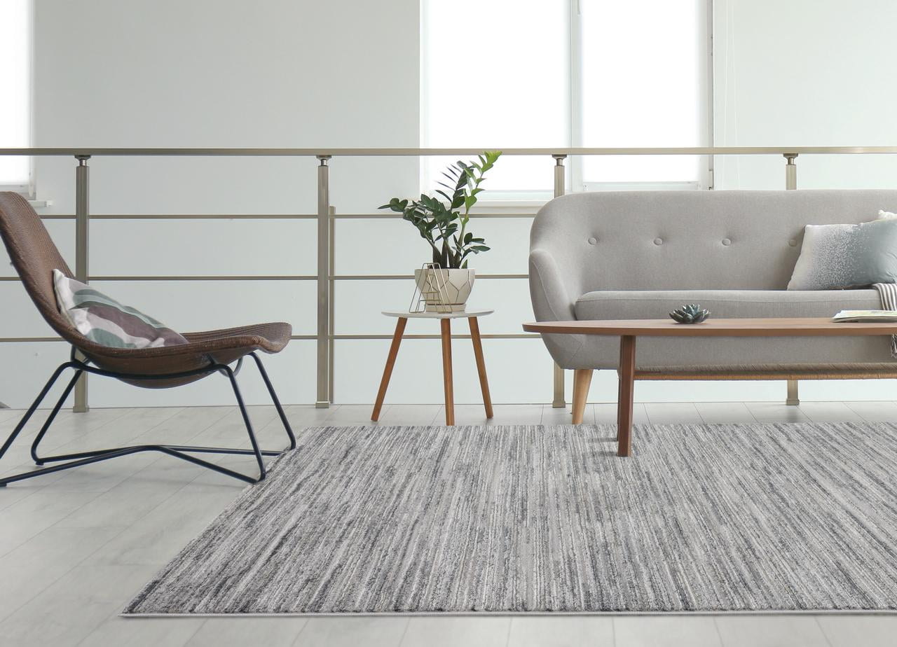 United Weavers Evolution Conner Contemporary Abstract Runner Rug, Cream, 2'7" x 7'2"