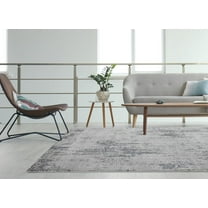 United Weavers Evolution Erebus Transitional Abstract Accent rug, Grey, 1'11" x 3'