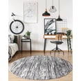 thumbnail image 1 of United Weavers Evolution Imperium Contemporary Abstract Round Area Rug, Cream, 7'10" x 7'10", 1 of 9