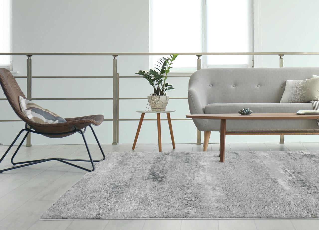 United Weavers Evolution Siren Contemporary Abstract Runner Rug, Cream, 2'7" x 7'2"