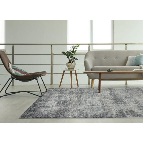 United Weavers Evolution Venture Contemporary Abstract Area Rug, Blue, 12'6" x 15'