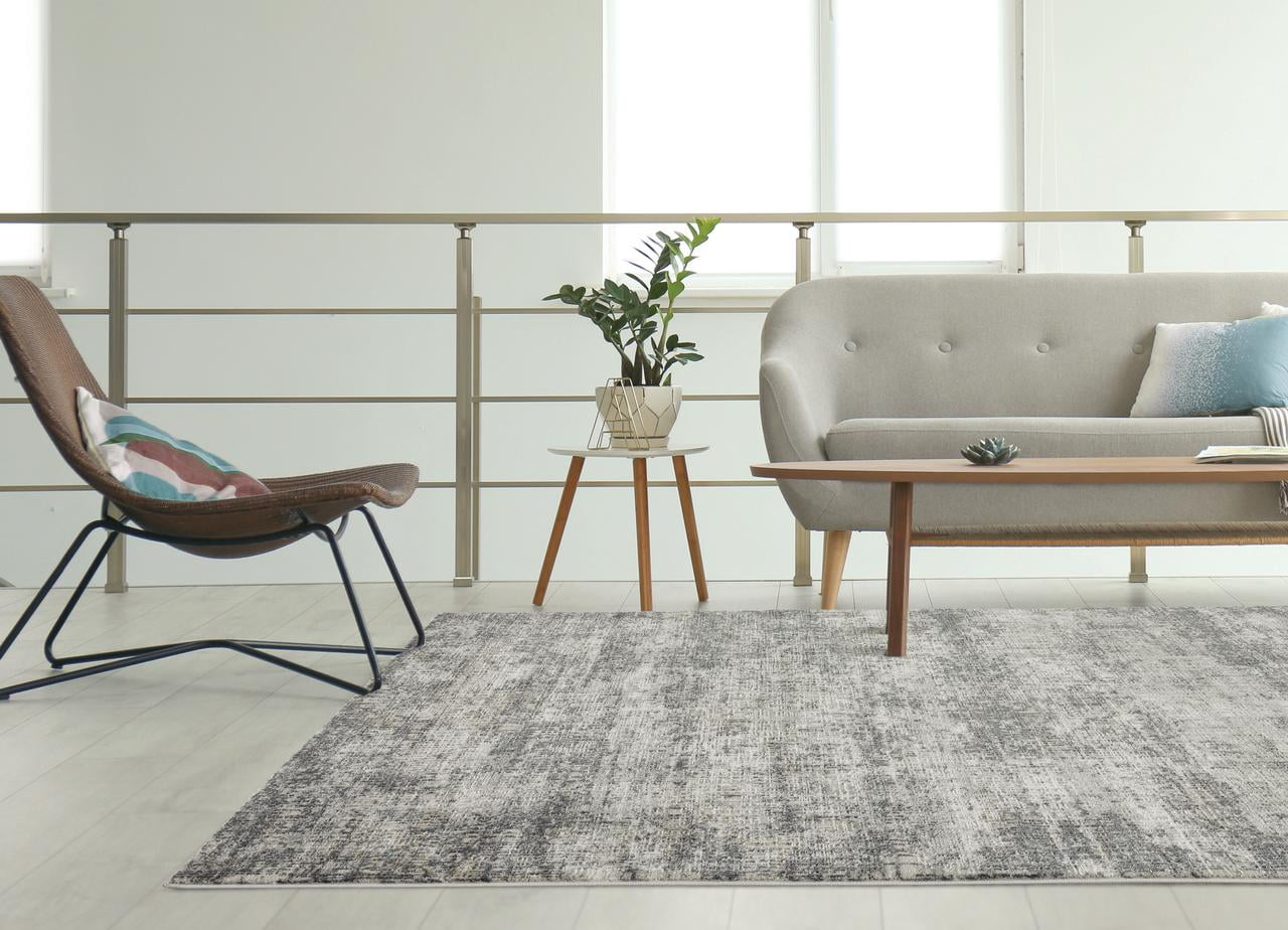 United Weavers Evolution Venture Contemporary Abstract Area Rug, Grey, 9'10" x 13'2"