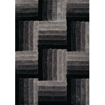 United Weavers Finesse Flagstone Black Oversize Rug   7'10" X 10'6"