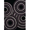thumbnail image 1 of United Weavers Finesse Area Rug 2100-20570 Records Black Geometric Swirls 7' 10" x 10' 6" Rectangle, 1 of 3
