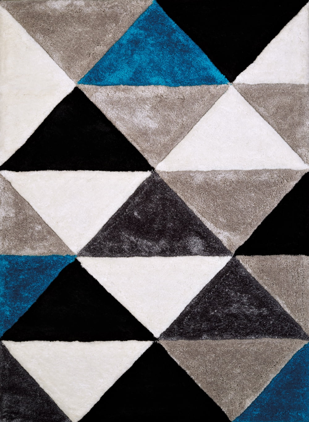United Weavers Finesse Area Rug 2100 21363 Opulent Aqua Angled Diamonds ...