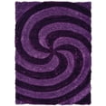 thumbnail image 1 of United Weavers Finesse Shag Area Rug 2100 21783 Pinnacle Violet Vines Waves 5' 3" x 7' 2" Rectangle, 1 of 2