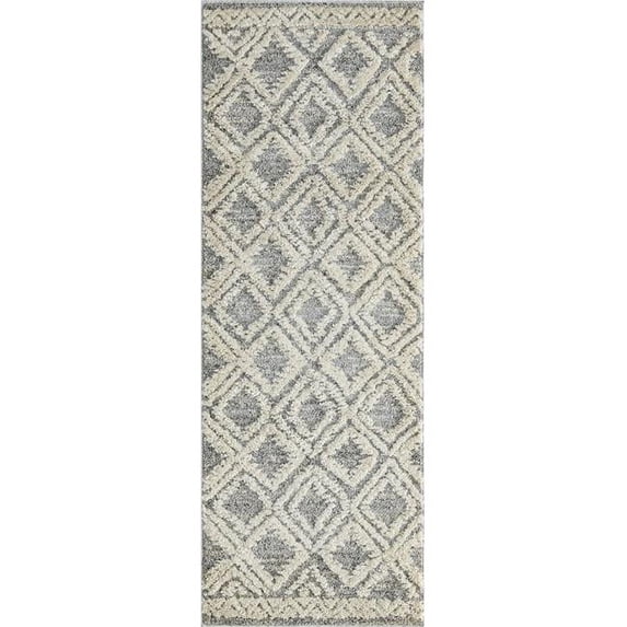 United Weavers Garfield Chic Grey Runner Rug 2'7" x 7'2"