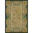 thumbnail image 1 of United Weavers Genesis Area Rugs - 130-41517 Novelty Natural Shells Seagull Lighthouse Beach Rug, 1 of 5