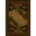 thumbnail image 1 of United Weavers Hautman Area Rug 132-54043 Grizzly Mountain Lodge Border Grizzly, 1 of 1