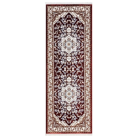 United Weavers Hudson Area Rug 680 50334 Alex Burgundy, 2' x 7'