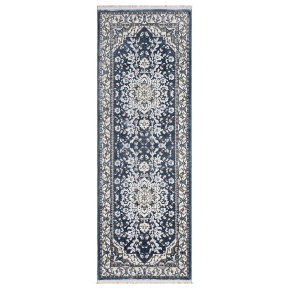United Weavers Hudson Area Rug 680 50360 Alex Blue, 2' x 7'