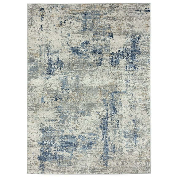 United Weavers Hyperion Calypso Transitional Abstract Accent Rug, Blue, 1'11" x 3'