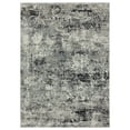thumbnail image 1 of United Weavers Hyperion Enceladus Transitional Abstract Round Area Rug, Charcoal, 7'10" x 7'10", 1 of 7
