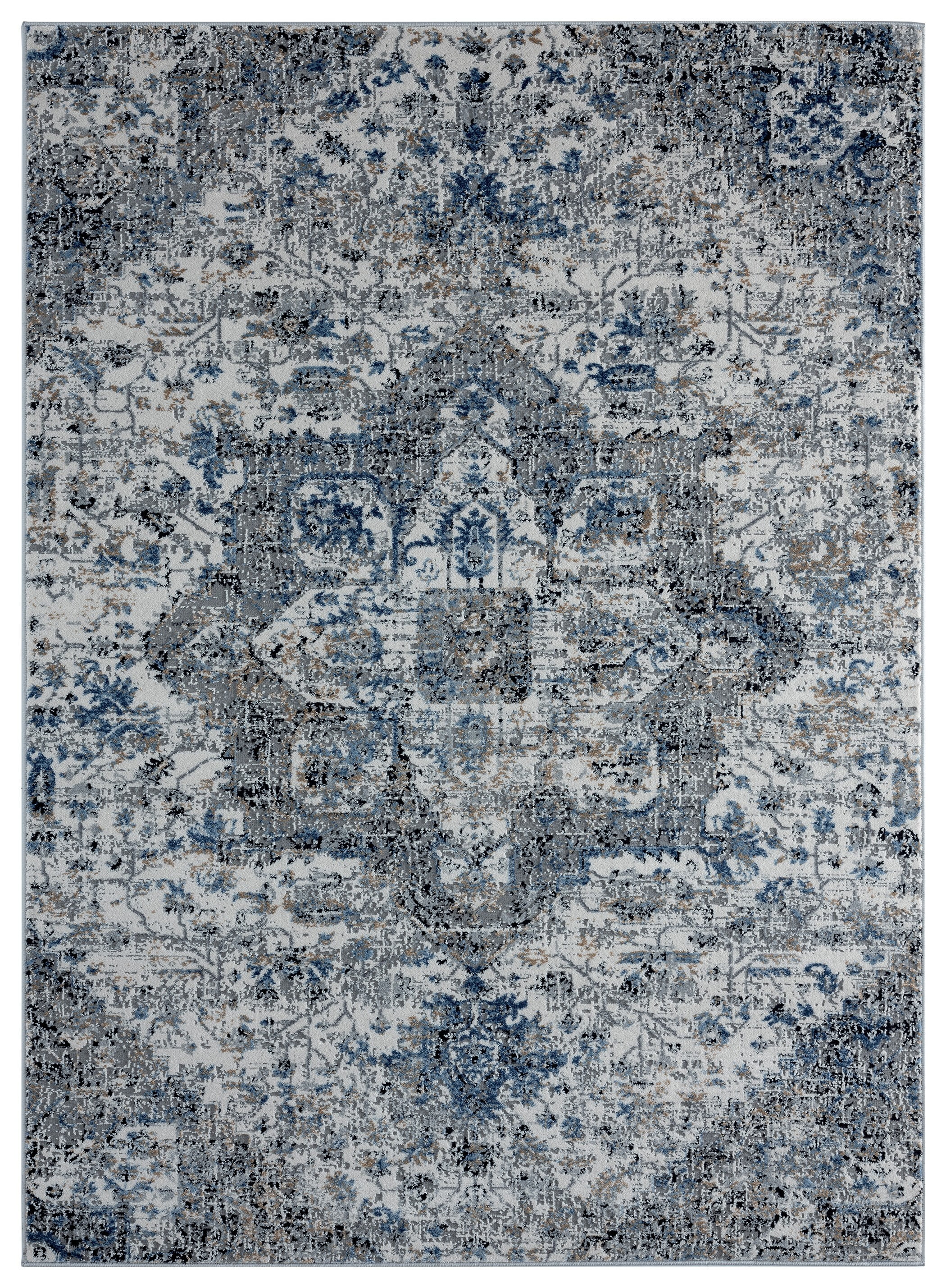 United Weavers Hyperion Helene Transitional/Traditional Medallion Accent Rug, Beige, 1'11" x 3'