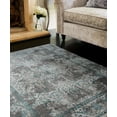 thumbnail image 1 of United Weavers Luna Windsor Distressed Turquoise Woven Polyester Area Rug or Runner, 1 of 5
