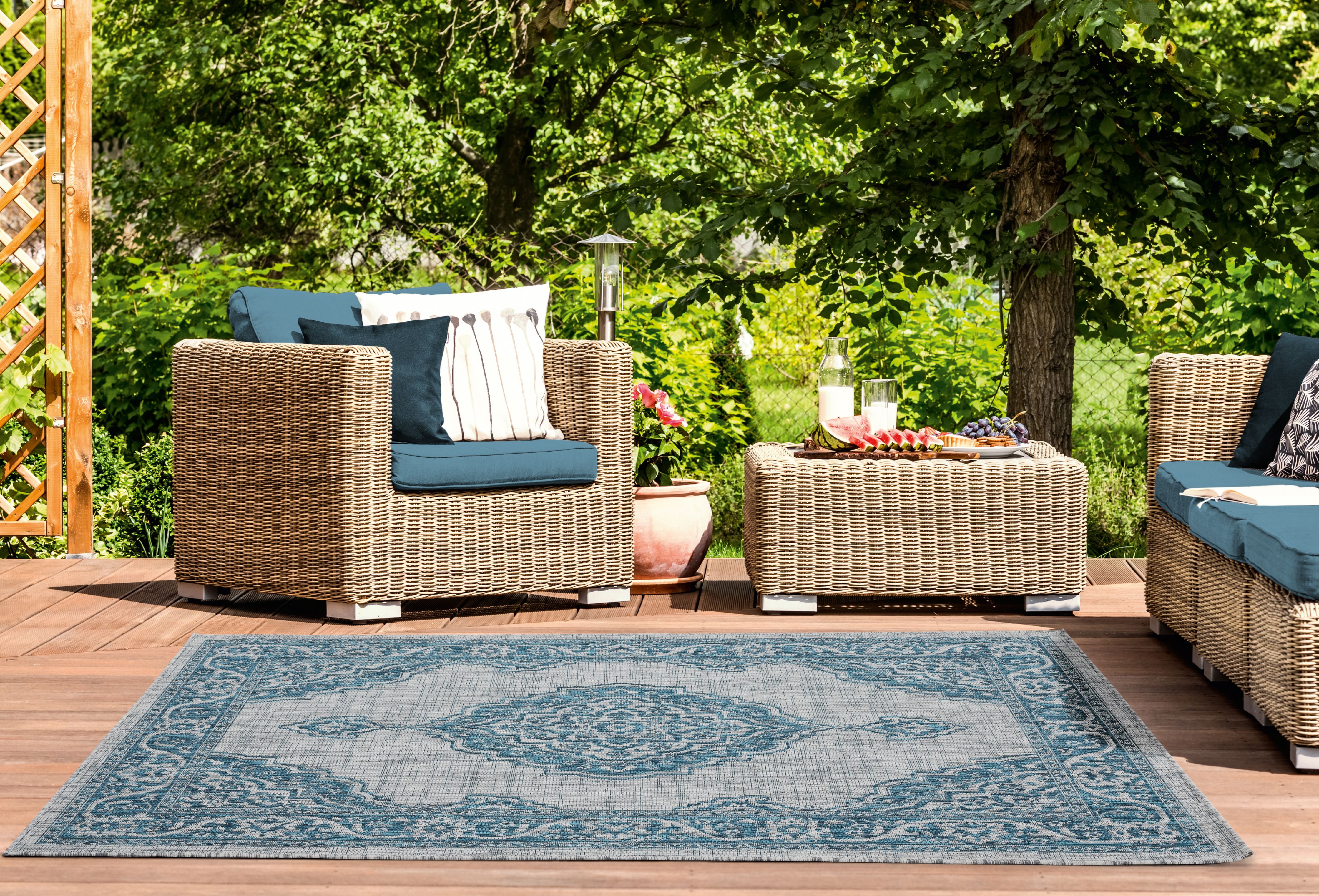 United Weavers Mali Annette Oriental Medallion Area Rug, Blue, 7'10" x 10'6"