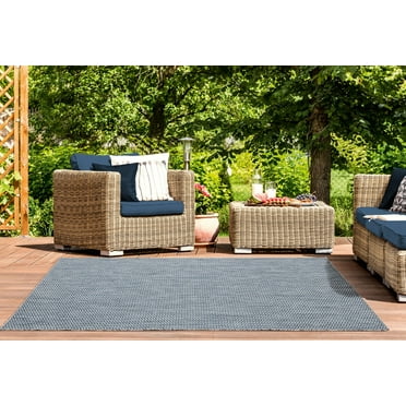 United Weavers Mali Attara Contemporary Geometric Area Rug, Blue, 5'3" x 7'6"