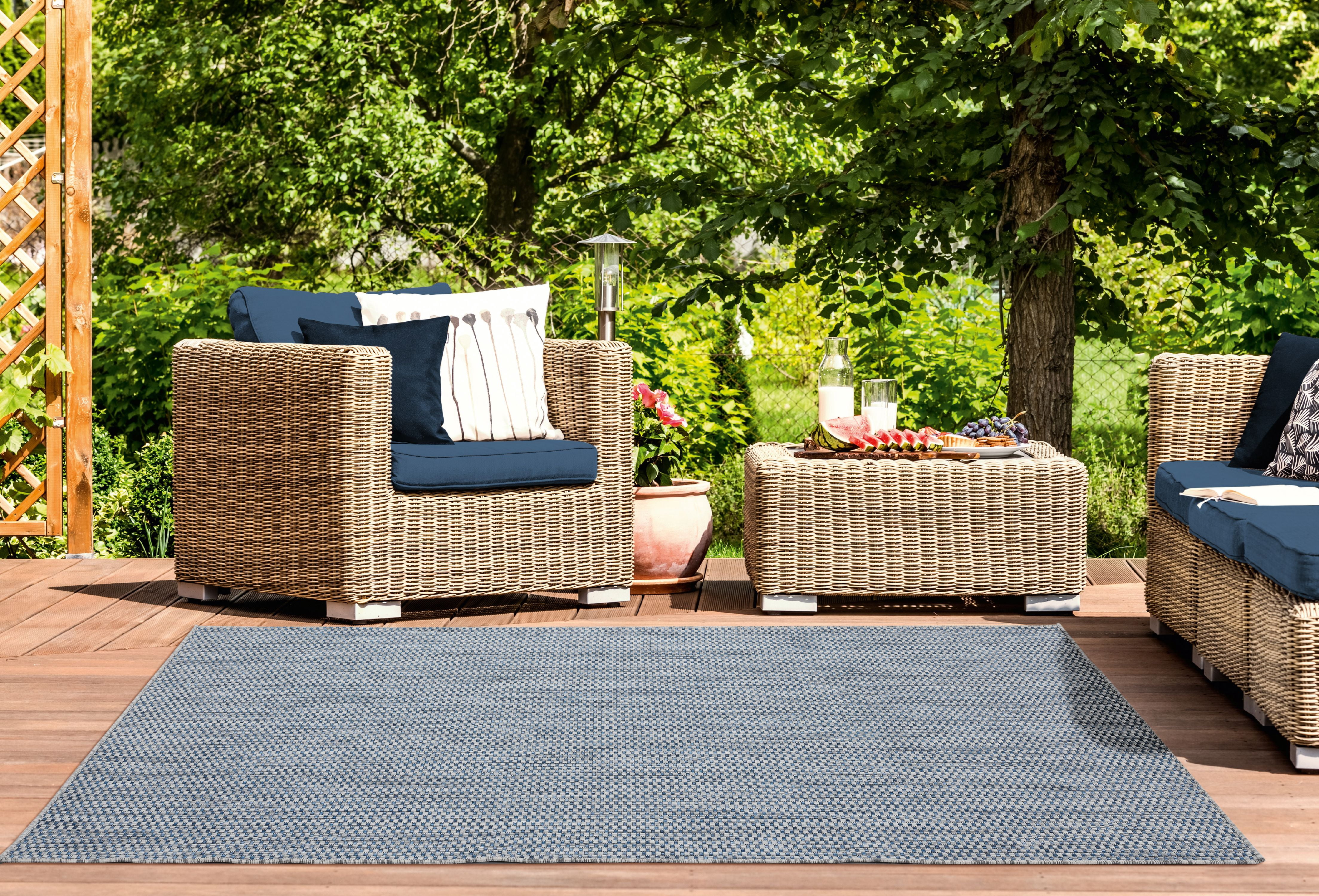 United Weavers Mali Attara Contemporary Geometric Area Rug, Blue, 7'10" x 10'6"