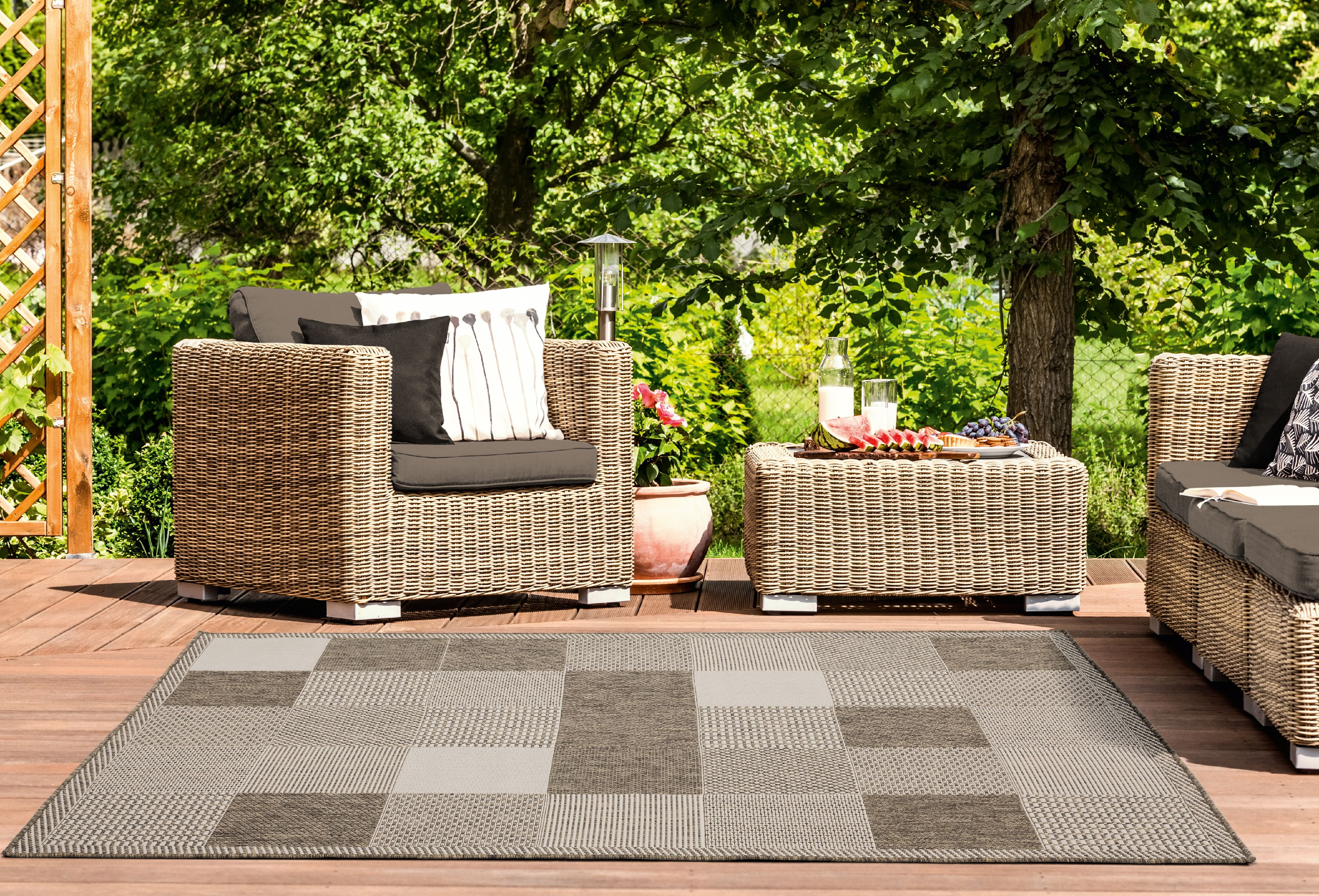 United Weavers Mali Dabeda Contemporary Geometric Area Rug, Brown, 5'3" x 7'6"