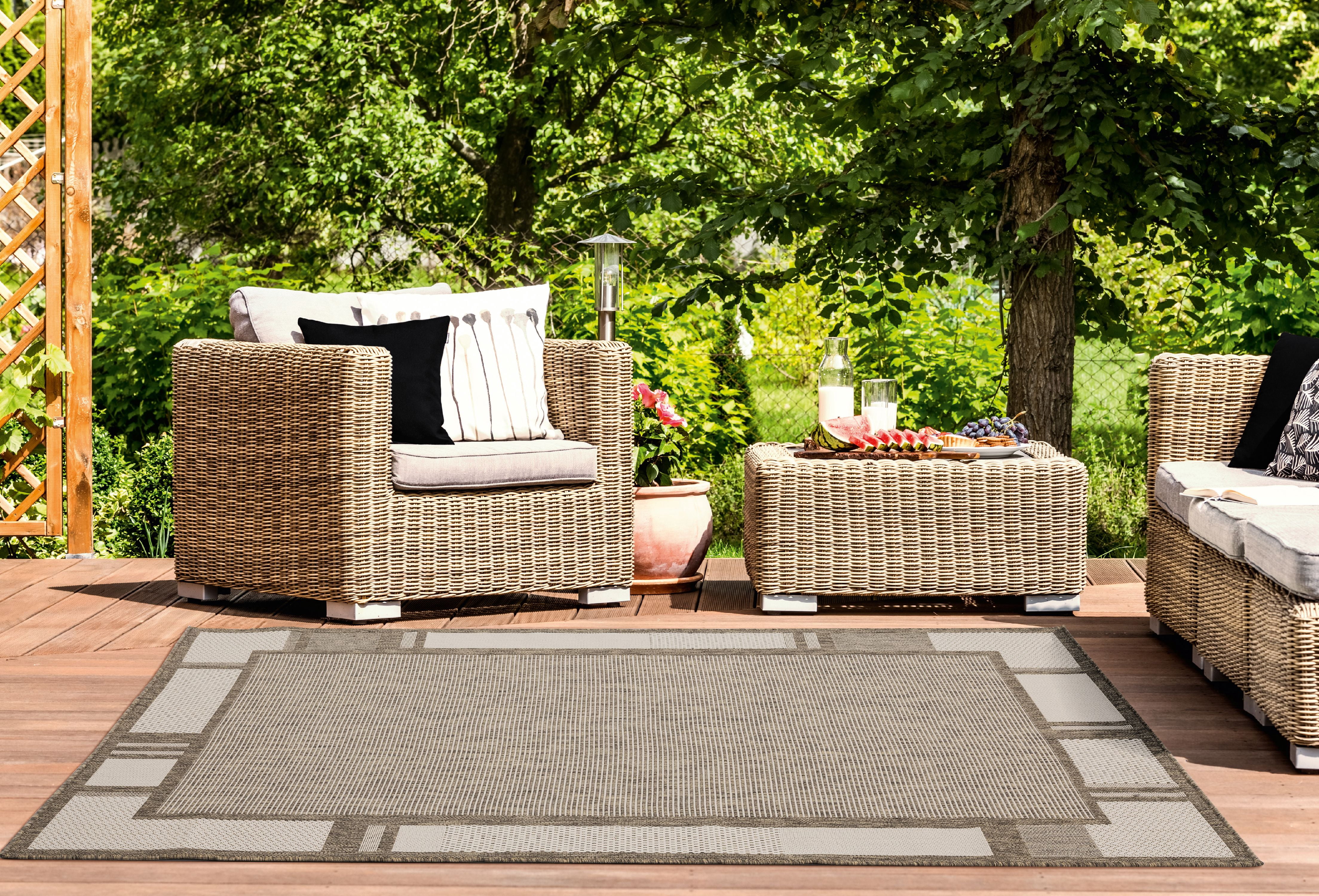 United Weavers Mali Dorothy Contemporary Border Area Rug, Brown, 7'10" x 10'6"