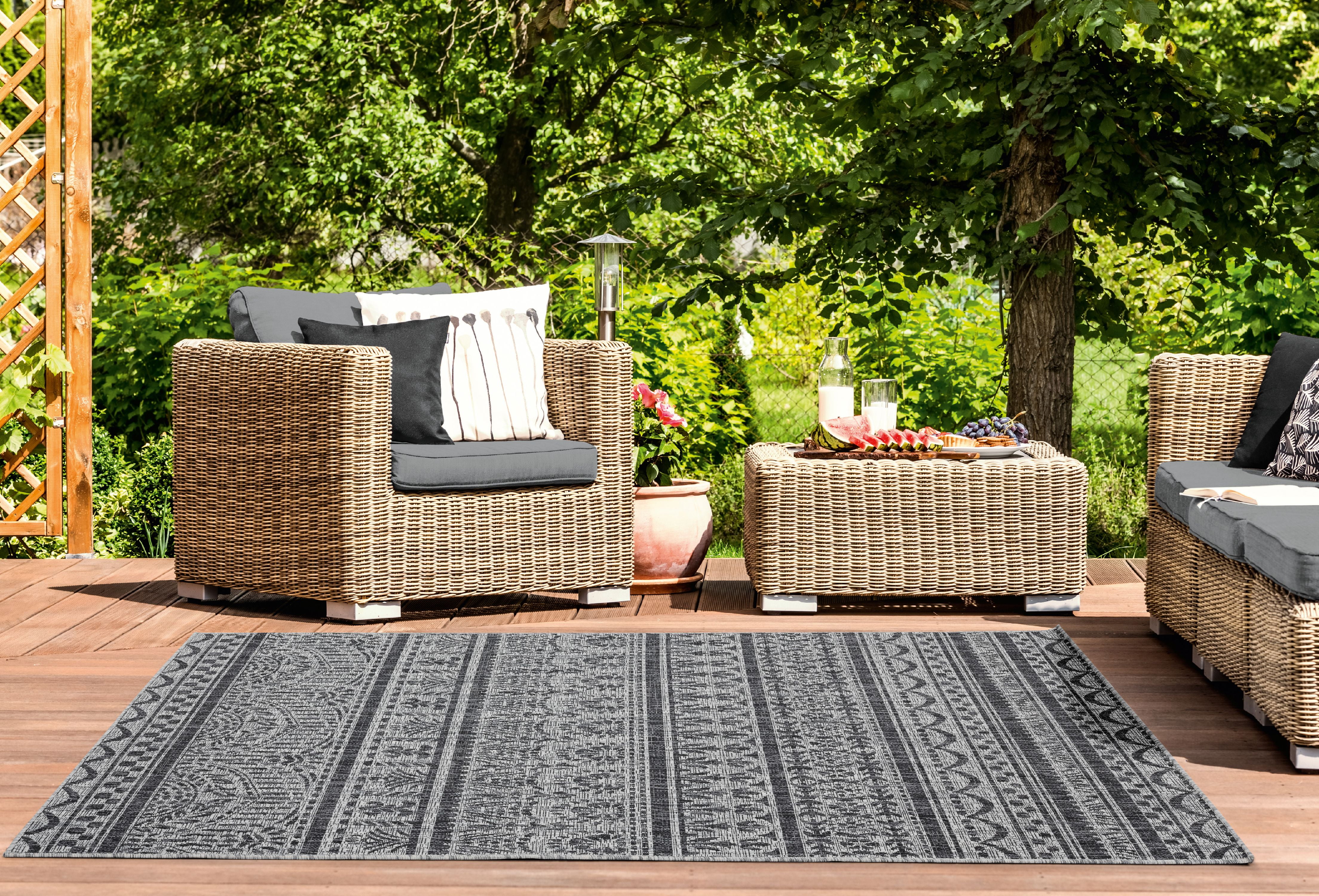 United Weavers Mali Keown Transitional Geometric Area Rug, Black, 7'10" x 10'6"