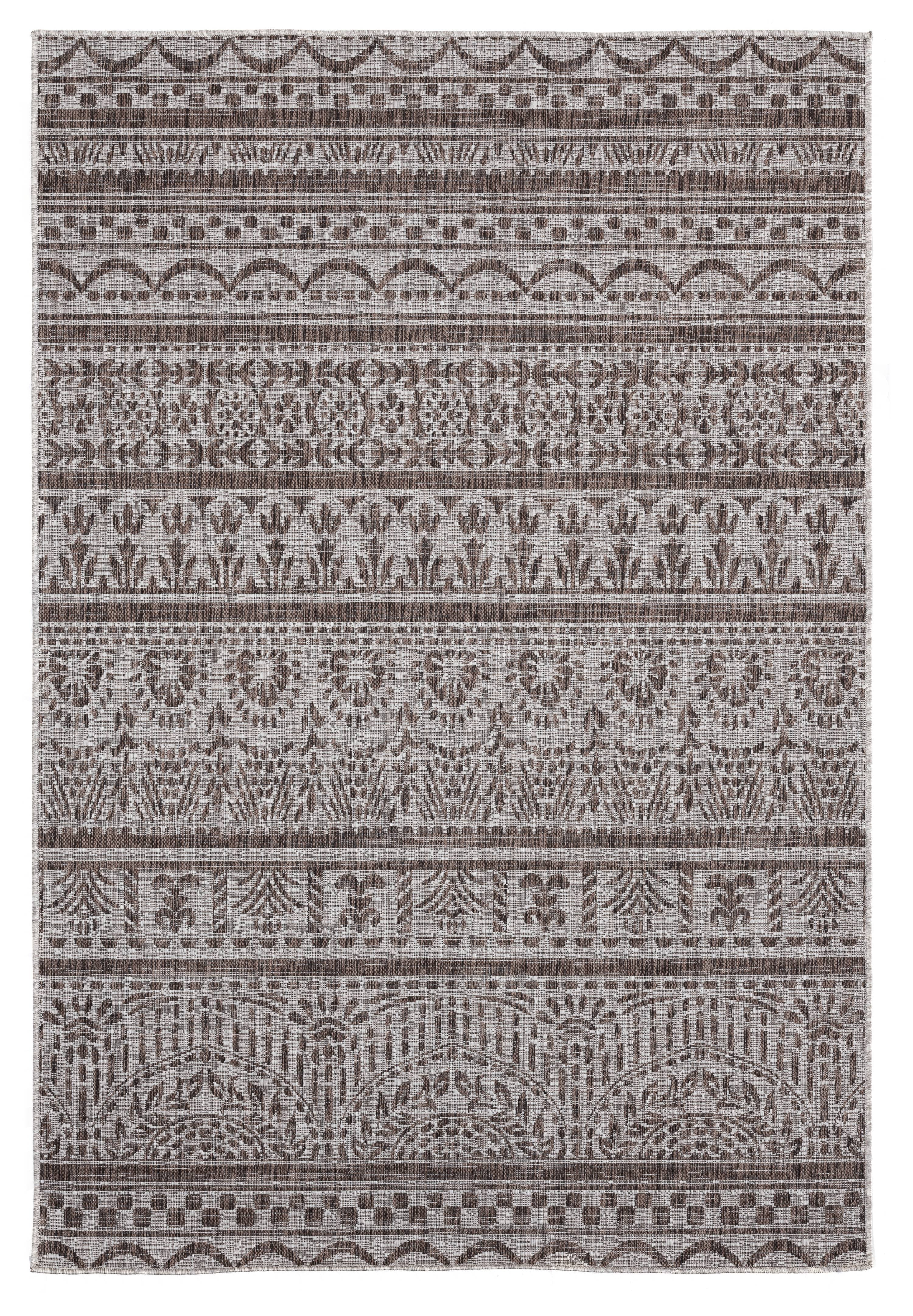 United Weavers Mali Keown Transitional Geometric Area Rug, Brown, 5'3" x 7'6"