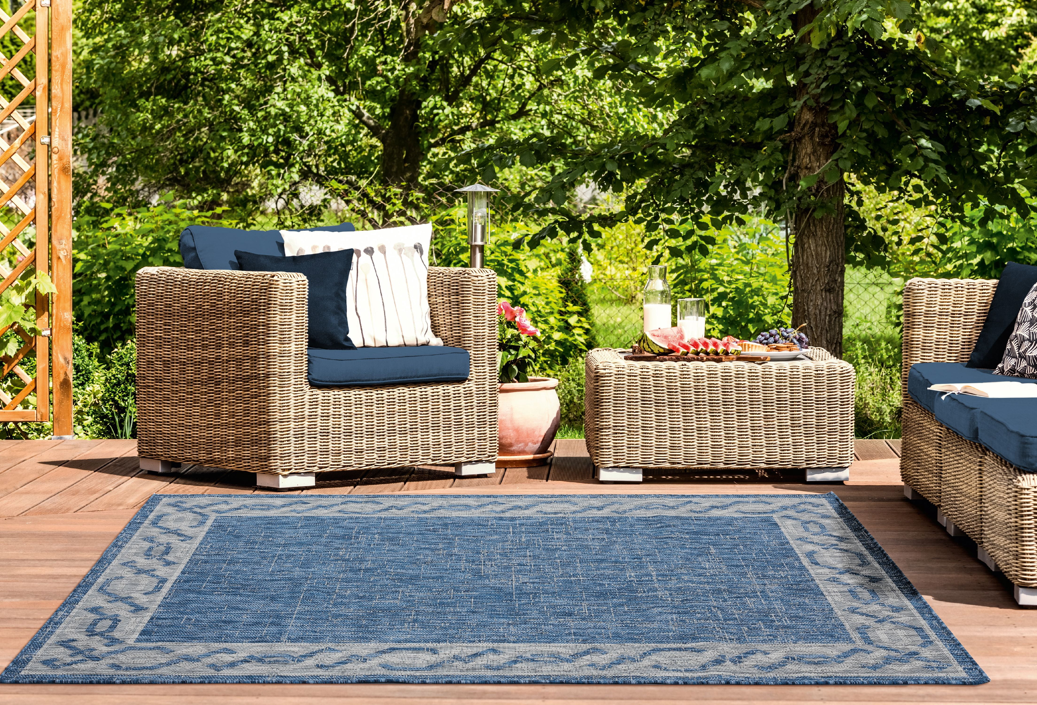 United Weavers Mali Parmalee Traditional Border Area Rug, Blue, 7'10" x 10'6"