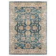 thumbnail image 1 of United Weavers Marrakesh Area Rug 3801 30262 Bey Cerulean Bordered Scrolls 2' 7" x 7' 2" Rectangle, 1 of 3