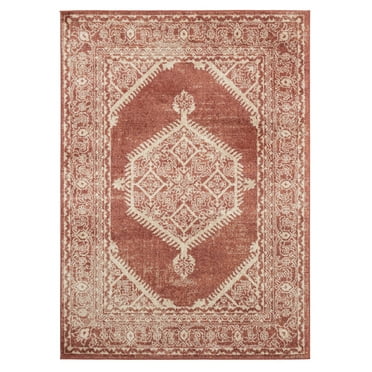 United Weavers Marrakesh Area Rug 3801 30333 Sultana Brick Ovals Ornate 5' 3" x 7' 2" Rectangle