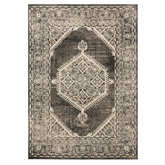 United Weavers Marrakesh Area Rug 3801 30354 Malek Walnut Diamonds Bulbs 9' 10" x 13' 2" Rectangle