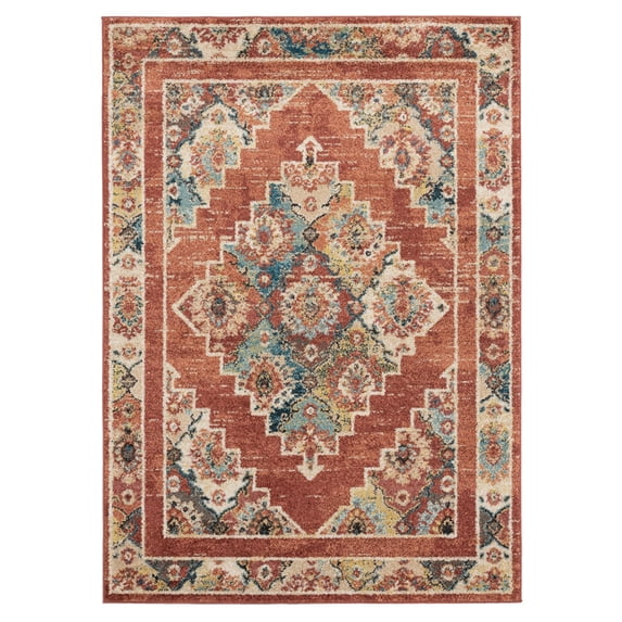 United Weavers Marrakesh Area Rug 3801 30533 Dame Brick 5' 3" x 7' 2" Rectangle