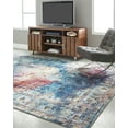 thumbnail image 1 of United Weavers Panama Jack Bohemian Antigua Transitional Aqua Woven Olefin Area Rug, 1 of 4