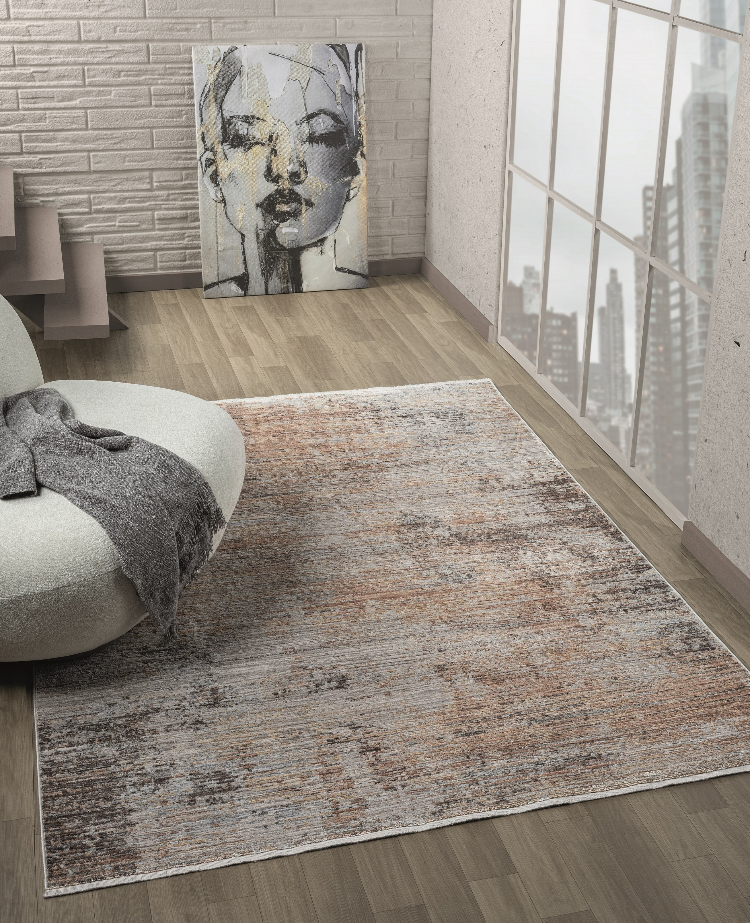 United Weavers Penley Leilani Contemporary Abstract Accent Rug, Multi, 1'10" x 3'