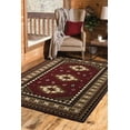 thumbnail image 1 of United Weavers Plaza Fleur Area Rug, Bordered Pattern, Burgundy, 7'10" X 10'6", 1 of 6