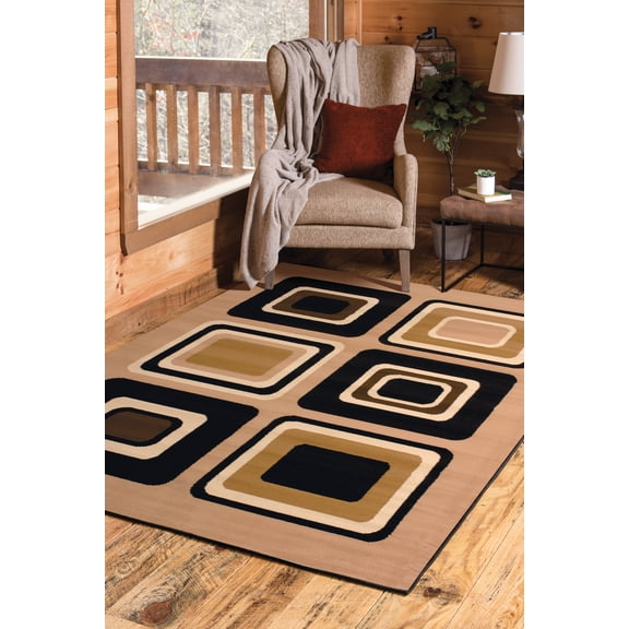 United Weavers Plaza Florence Area Rug, Geometric Pattern, Berber, 5'3" x 7'2"