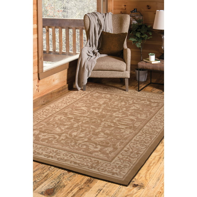 United Weavers Plaza Genevieve Accent Rug, Bordered Pattern, Beige, 1'11" X 3'3"