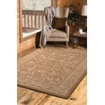 thumbnail image 1 of United Weavers Plaza Genevieve Area Rug, Bordered Pattern, Beige, 7'10" X 10'6", 1 of 6