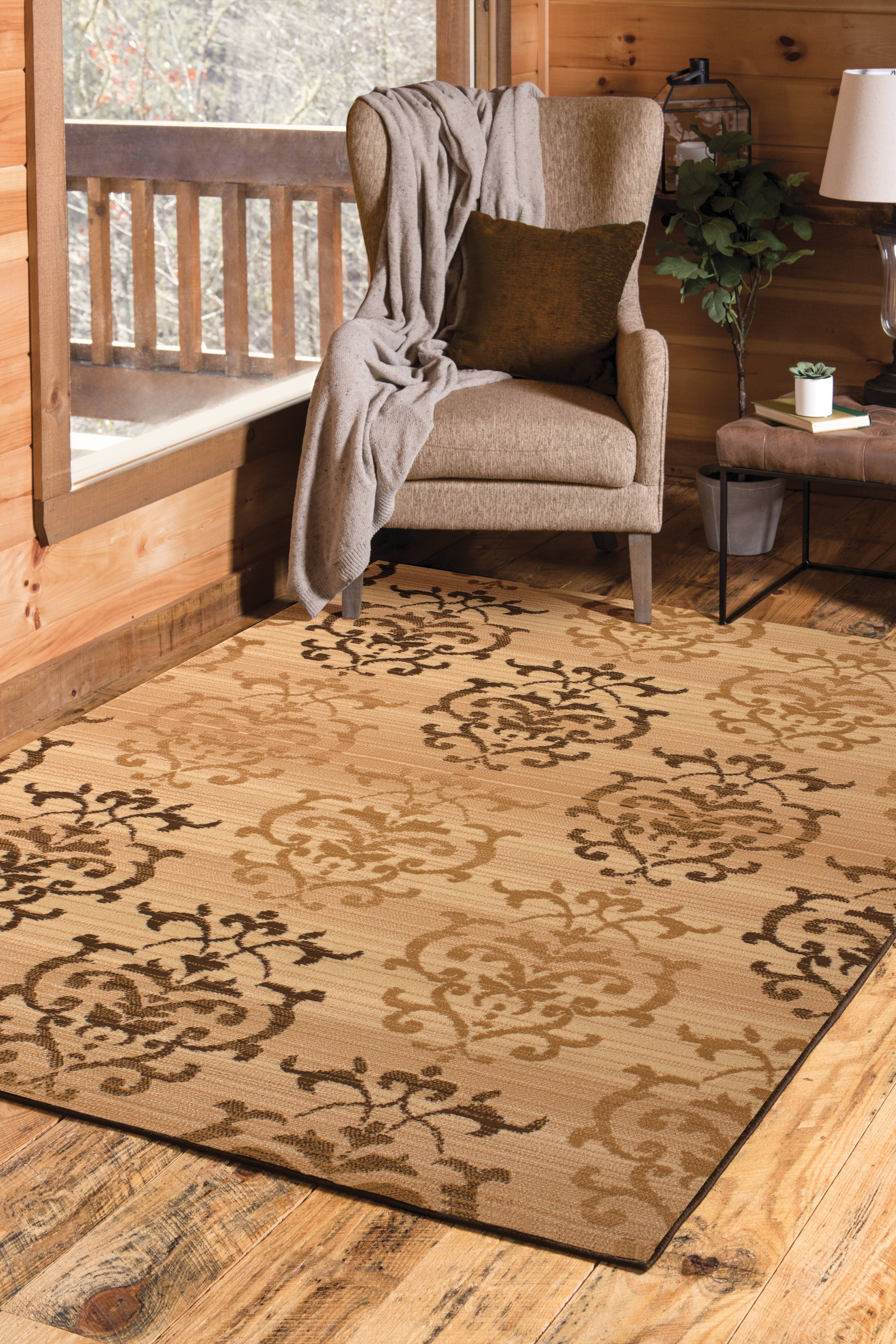United Weavers Plaza Georgina Runner Rug, Medallion Pattern, Ivory, 2'3 X 7'2"