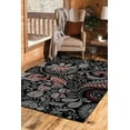 thumbnail image 1 of United Weavers Plaza Gina Runner Rug, Paisley Pattern, Black, 2'3 X 7'2", 1 of 6