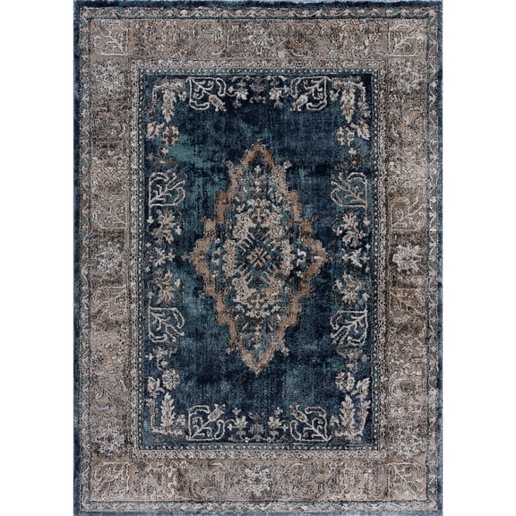 United Weavers Portsmouth Home Sky Blue Accent Rug 1'10" x 3'