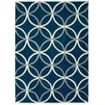 thumbnail image 1 of United Weavers Pure Area Rug 2320-30361 Triquetra Denim Blue Linked Circles, 1 of 2