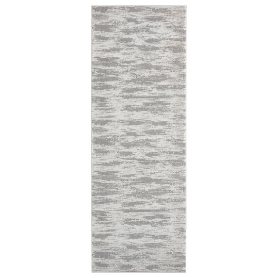 United Weavers Rasbora Altum Contemporary Abstract Area Rug, Silver, 5'3" x 7'2"