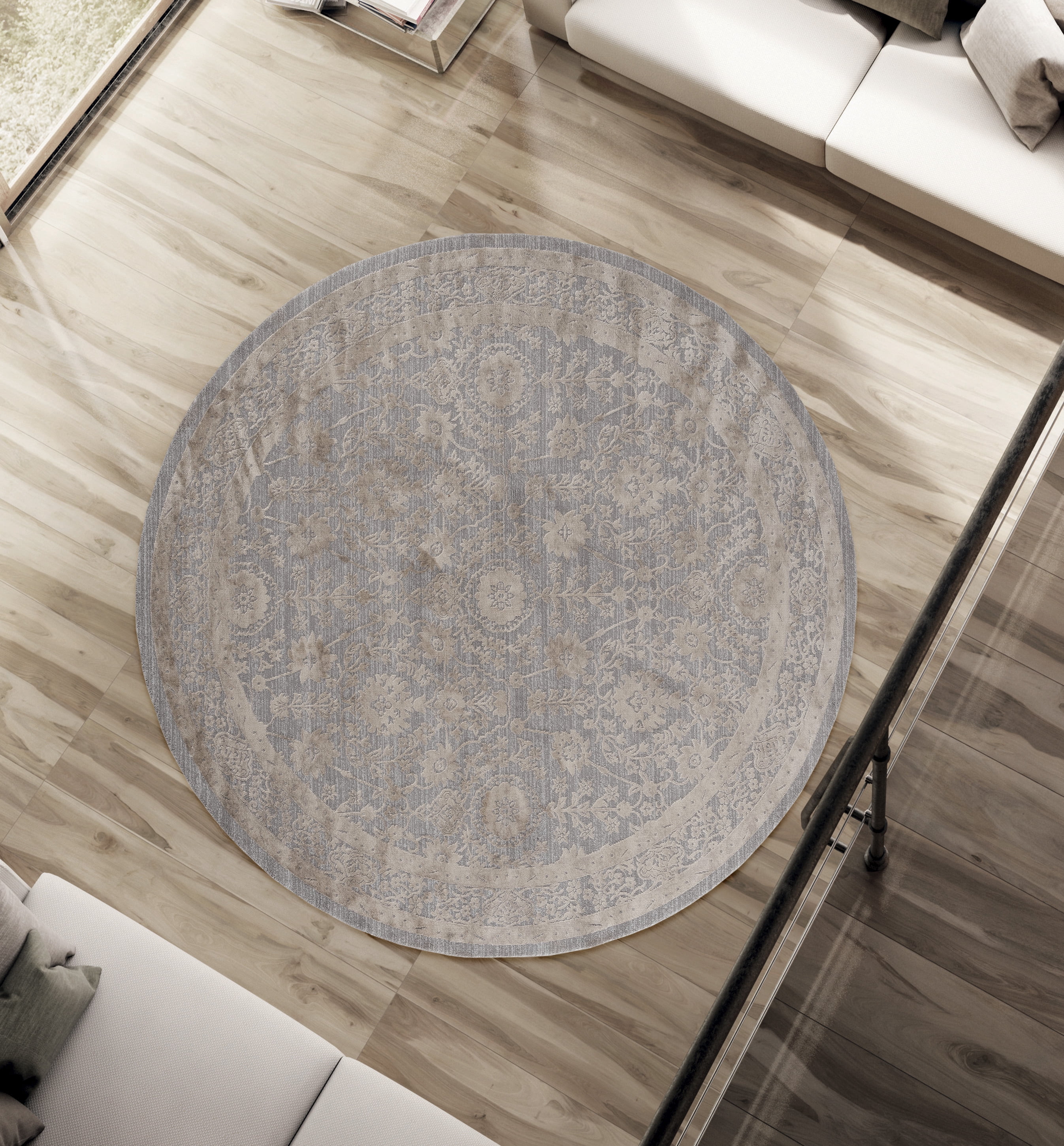 United Weavers Rasbora Arowana Traditional Bordered Area Rug, Wheat, 7'10" x 10'6"