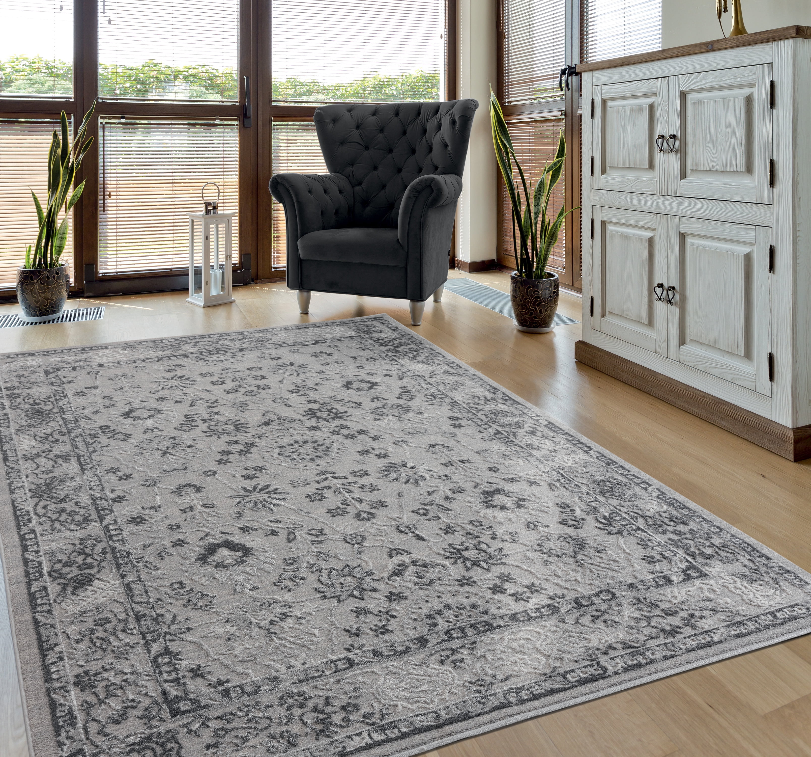 United Weavers Rasbora Arowana Traditional Bordered Area Rug, Wheat, 9'10" x 13'2"