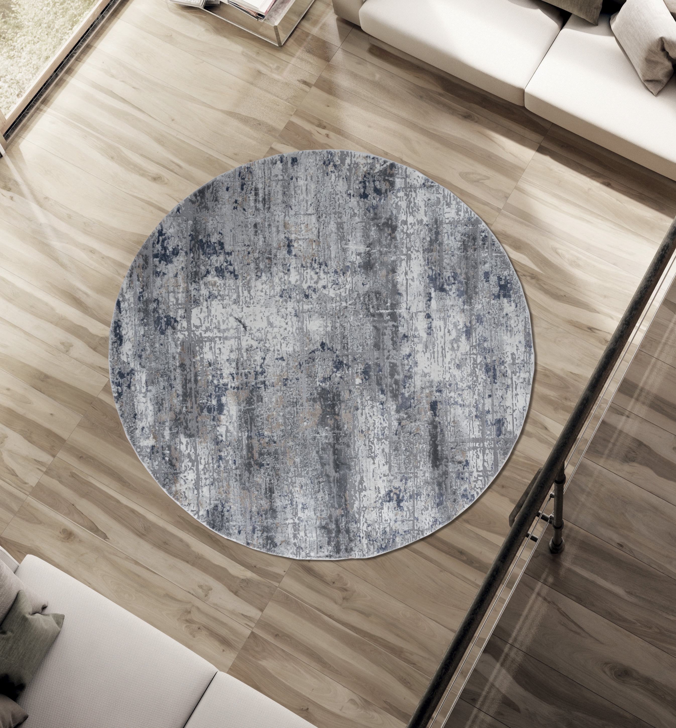 United Weavers Rasbora Pelco Contemporary Abstract Area Rug, Multicolor, 7'10" x 10'6"