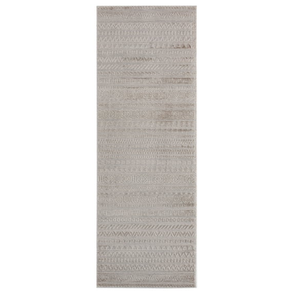 United Weavers Rasbora Venustus Bohemian Geometric Area Rug, Wheat, 5'3" x 7'2"